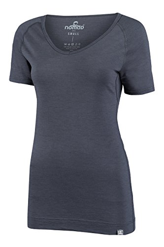 Nomad Damen Pure T-Shirt, Graphite, XXL