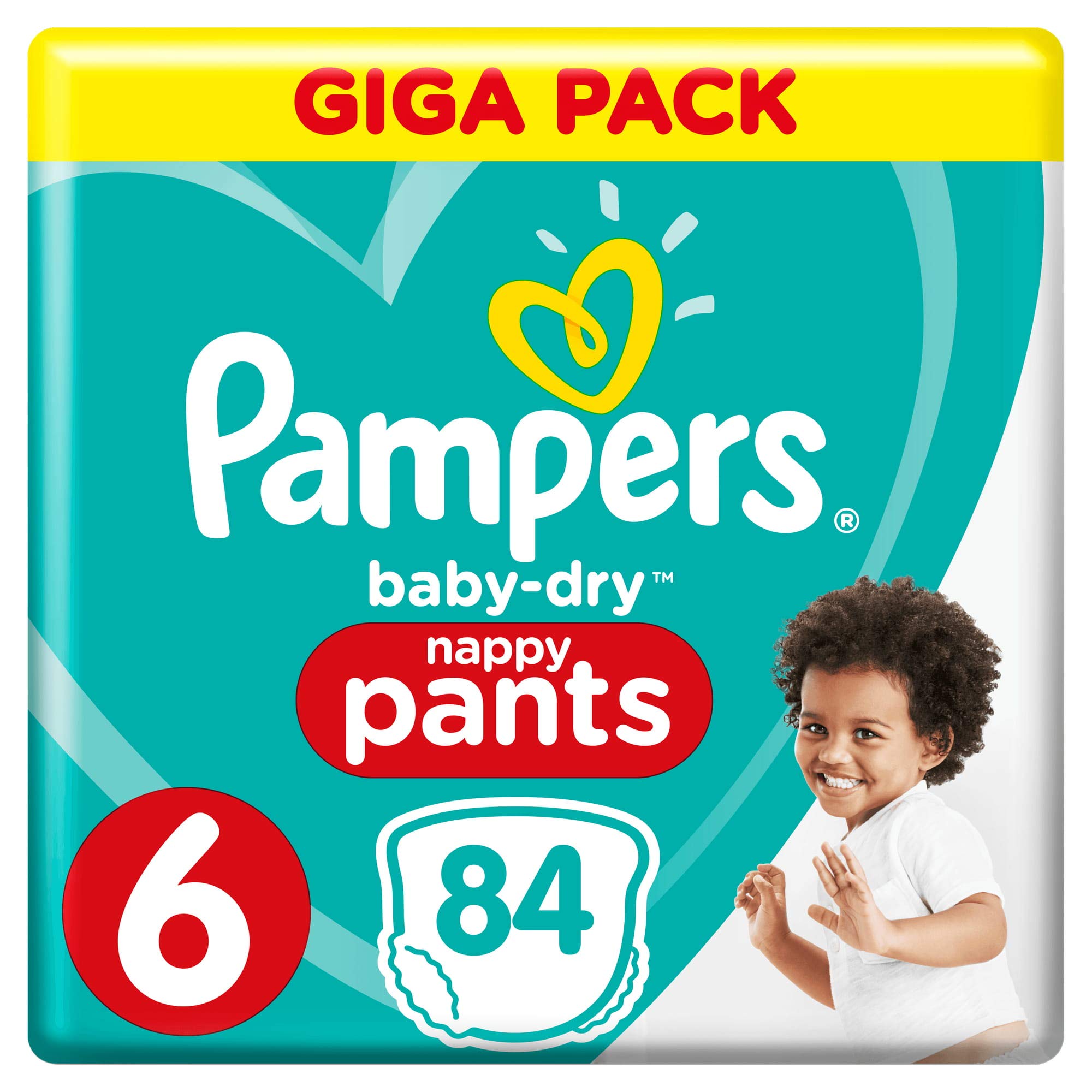 Pampers Baby-Dry Pants Größe 6, 84 Windeln