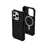 URBAN ARMOR GEAR Pathfinder Case kompatibel mit Apple iPhone 14 Pro [Wireless Charging/Magnetisches Aufladen kompatibel, Fallschutz nach Militärstandard] schwarz, 114054114040
