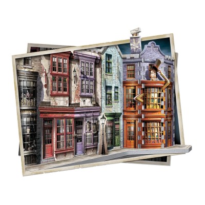 Wrebbit 3D 3D Puzzle - Harry Potter (TM): Winkelgasse 450 Teile Puzzle Wrebbit-3D-1010 3