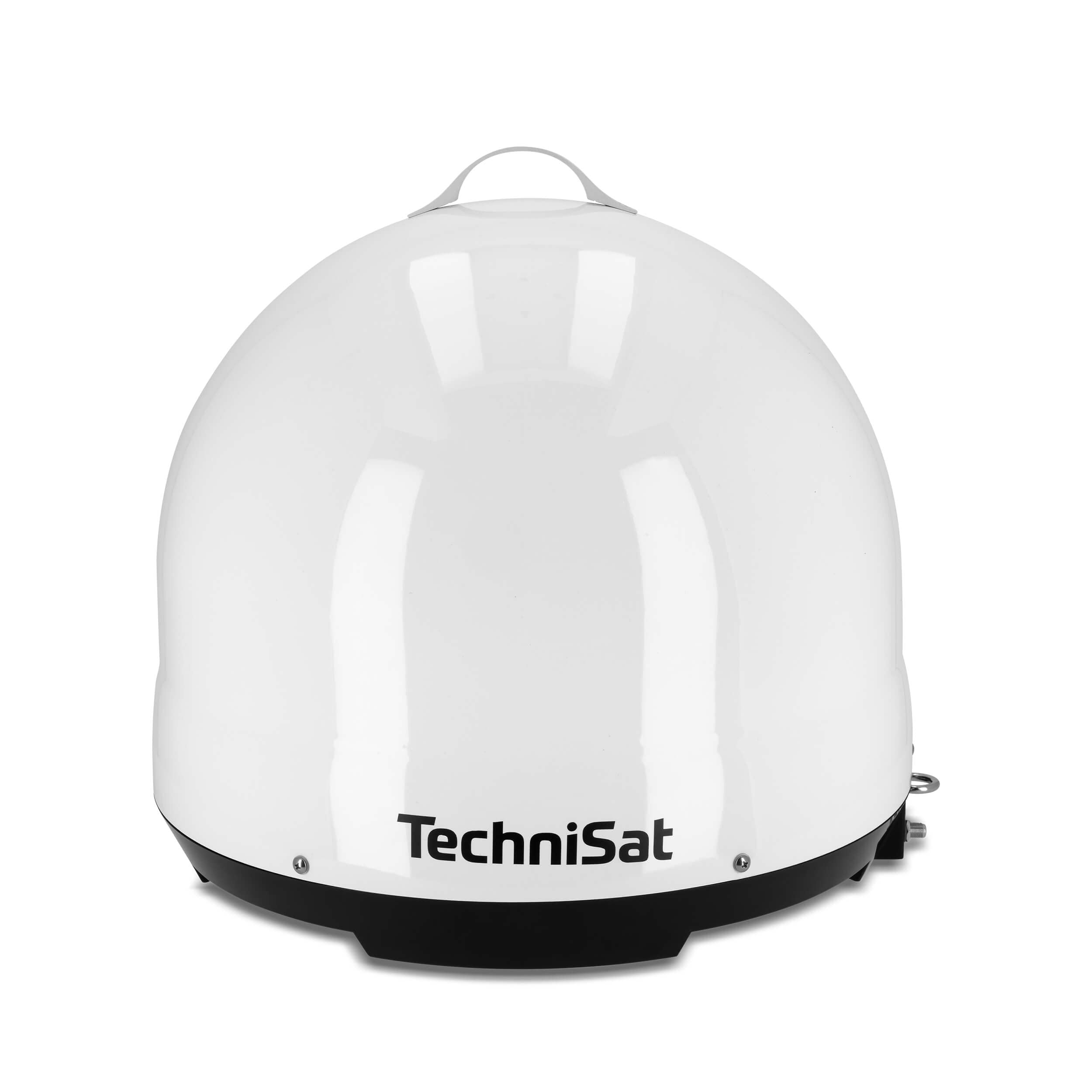 TechniSat SKYRIDER Dome ISI - Mobile Sat-Anlage für Camping/Wohnmobil (Automatische Satellitenschüssel, optimiert für Astra 19,2°, Single-LNB, Wetterschutzabdeckung, Anschluss mit nur einem Kabel)