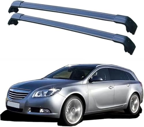 Dachträger Querträger, für Opel Insignia 5-dr 2008-2014 Auto Dachträger Dachreling RelingträGer Aluminium Dachgepäckträger Für Autos
