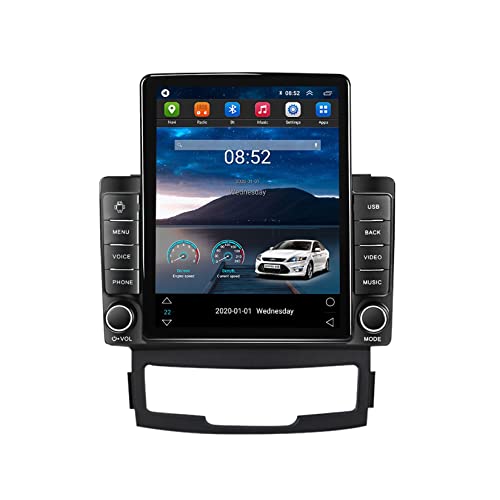Android 11 Autoradio mit Navi für SsangYong Korando 2010-2013 9.7 Zoll Touch 2 Din Android Auto Bluetooth Radio mit Display Rückfahrkamera USB WiFi Mirror Link Canbus (Color : TS200 4G+WiFi 8-Core 2G