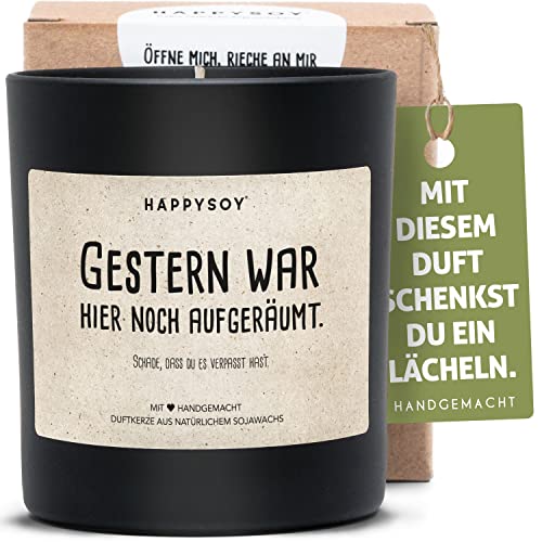 Duftkerze vegan im Glas mit Spruch aus Sojawachs - 100% natürlich handgemacht - 60 Std. Brenndauer - nachhaltiges persönliches Geschenk liebevolle Geschenkidee beste Freundin Freund Dekoidee