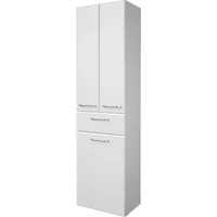 smart Hochschrank Onda - weiß - 50 cm - 185,5 cm - 33 cm - Schränke > Badschränke > Bad-Hochschränke - Möbel Kraft