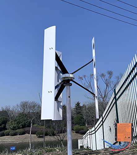 Windkraftanlagen Kits 1000W 12V 24V 48V VAWT Vertikaler Windgenerator Windkraftanlage mit MPPT Laderegler Maglev Wind Turbine Generator