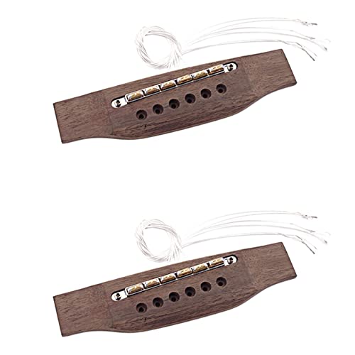 PHTOIT 2X Piezo Steg Pickup für Akustik Gitarre mit Der Körnigkeit Einer Elektrische Gitarre für Zubehör für Akustik Gitarren Instrumente