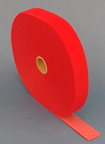 Fastech T0602013391125 Klettband zum Bündeln Haft- und Flauschteil (L x B) 25000 mm x 20 mm Rot 25 m