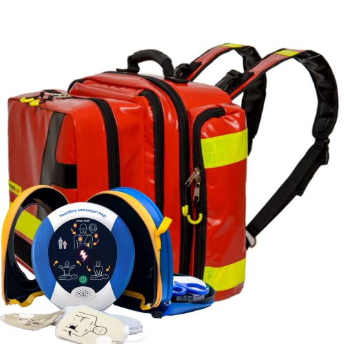 AED Traveller-Paket mit Erste Hilfe Defibrillator (AED) HeartSine SAM 360P, automatische Schockabgabe, 8 Jahre Garantie