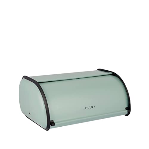 PLINT Bread Box mit Edelstahl Körper Metall Home Storage Bin For Kitchen Counter, Extra Large Bread Bin with Sliding Mitglied, Bread Box Holder with Mitglied, Bakery Storage Container, Leaf Color