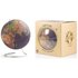 SUCK UK - Großer weißer Desktop Kork-Globus | Reißzwecken enthalten | Weltkarte | Reisezubehör | Zur Dokumentation von Abenteuern & Erinnerungen