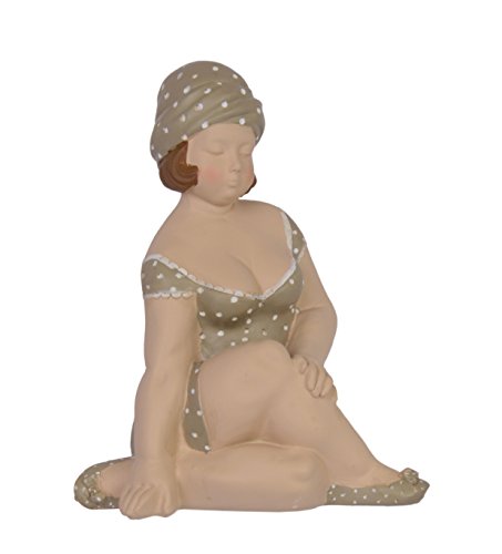Dekofigur Figur Pin Up Girl Frau Lady Rubensdame Rubensfigur Deko Shabby H 21 cm