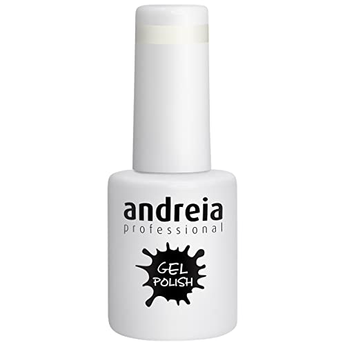 Andreia Professional Semi-Permanenter Nagelgel-Lack für UV/LED-Lampe - Intensiver Glanz und 4 Wochen haltbare Maniküre Nagelgel-Lackierung - Farbe 248 Weiß - Nude und Klar - 10.5 ml