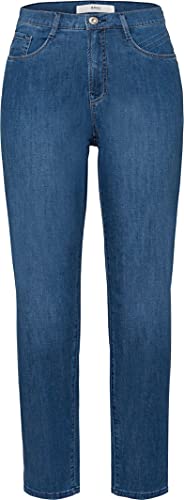 BRAX Damen Style Caro S Ultralight Denim Bootcut Jeans, Used Regular Blue, W29/L30 (Herstellergröße:38K)