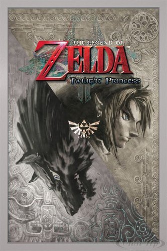 Close Up The Legend of Zelda Poster Twilight Princess (66x96,5 cm) gerahmt in: Rahmen Silber