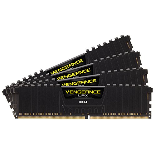 Corsair Vengeance LPX 64GB (8x8GB) DDR4 4133MHz C19 XMP 2.0 High Performance Desktop Arbeitsspeicher Kit (mit Airflow Kühlung) schwarz