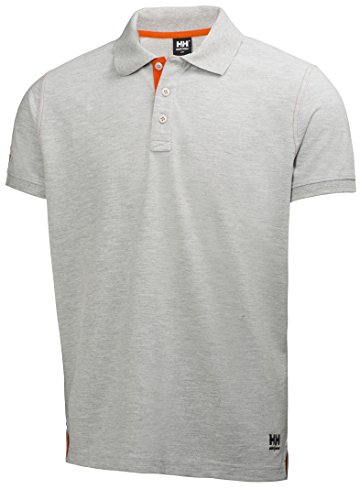 Helly Hansen Workwear Leichtes Poloshirt Oxford robustes Arbeitsshirt 950, Größe XXL, grau, 79025