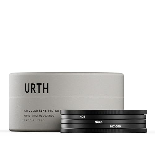 Urth x Gobe 62 mm ND8, ND64, ND1000 ND Filter Kit (Plus+)
