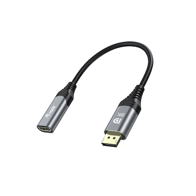 Equip Displayport->HDMI Adapter 1.4 St/Bu 8K/60Hz grau (133446)