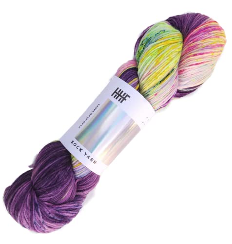 Hedgehog Fibres Sock Yarn | Sockenwolle handgefärbt | handgefärbte Wolle mulesingfrei | 100g ~ 400m | Merinowolle handgefärbt (Soundwave)