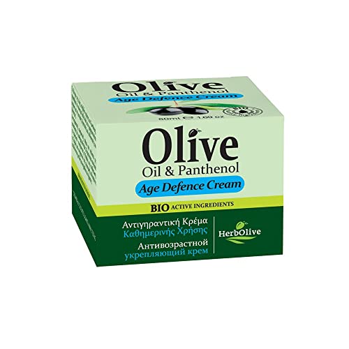 Herbolive Gesichtscreme gegen Hautalterung, Olivenöl & Panthenol 50ml