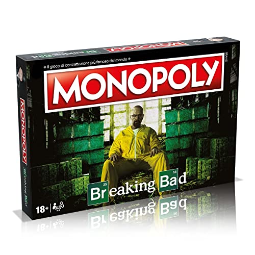 Winning Moves Breaking Bad, Monopoly, Brettspiel, italienische Edition, 18 Jahre + Sammelfiguren