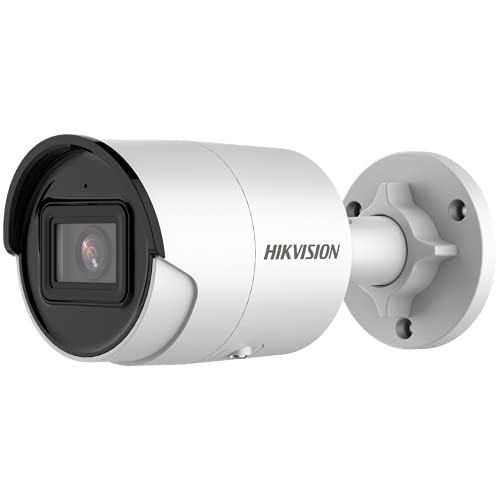 Hikvision DS-2CD2046G2-IU(2.8mm)(C) Bullet Überwachungskamera mit 4 Megapixel, bis zu 40m Beleuchtung, professionelle Überwachungskamera, Acusense Kamera mit Fehlalarmfilter