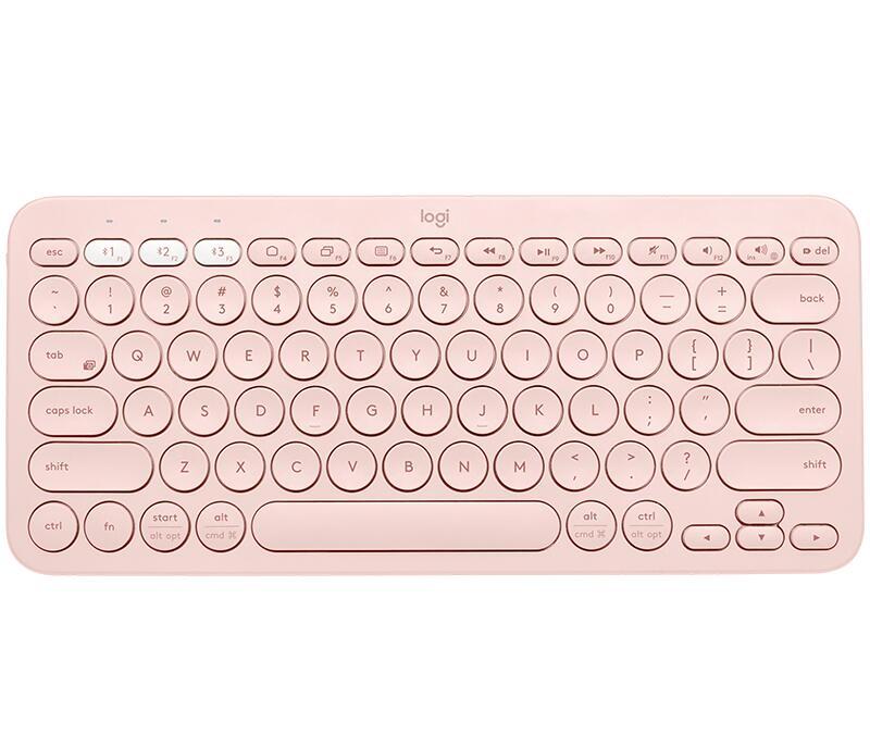 Logitech K380 Multi-Device Bluetooth Tastatur (kabellos, rosé)