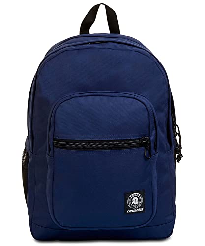 Seven Jelek Plain Rucksack - Invicta - Schule und Freizeit JELEK Unisex - Kinder und Jugendliche, blau, Taglia unica, American