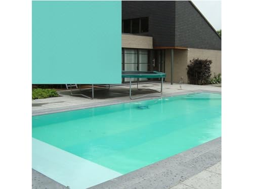 badelaune Poolfolie Schwimmbadfolie gewebeverstärkt 1,5mm stark - Rolle 1,65x25m Türkis
