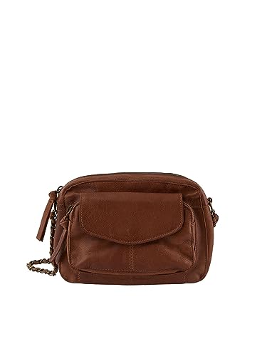 PIECES Damen PCNAINA Leather Cross Body FC NOOS Umhängetasche, Root Beer, One Size