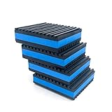 Air Jade 4 Pack Rubber Anti-Vibration Pads, 3 x 3 x 7/8 Zoll Heavy Duty EVA Vibration Isolation Pads Mats for HVAC, Washers, Compressors, Treadmills, Air Conditioner