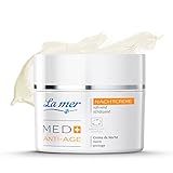 La mer MED+ Anti-Age Nachtcreme - Vitalisierende Gesichtspflege - Schützt vor UV-bedingter Hautalterung - Für empfindliche und trockene Haut - 50 ml