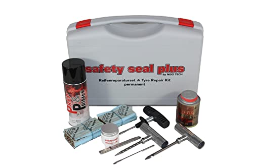 Reifenreparatur-Set "Safety Seal Plus" für PKW, die ultimative Reparatur von Reifen, TÜV-geprüft