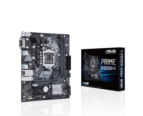 Asus PRIME B365M-K Mainboard Sockel Intel® 1151v2 Formfaktor Micro-ATX Mainboard-Chipsatz Intel® B365