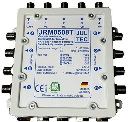 Jultec jrm0508t multischalter 5/8 ohne netzteil