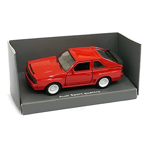 Audi A5-5411 Modellauto Sport Quattro Pullback Maßstab 1:36 Miniatur Modell Rückziehfunktion, rot