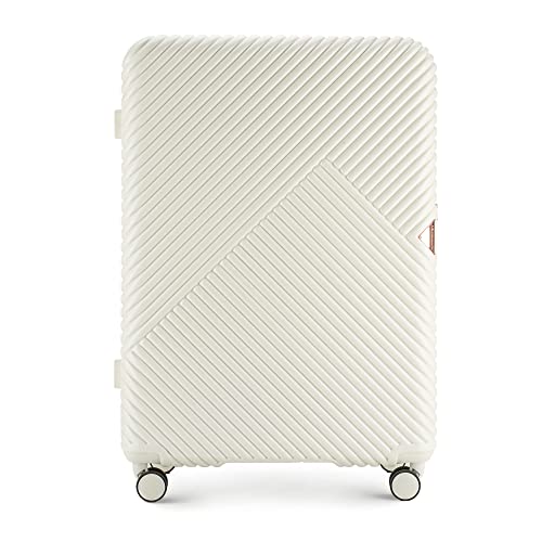 WITTCHEN Koffer – Großer | hartschalen, Material: polycarbonat | hochwertiger und Stabiler | Weiß | 53x29x77 cm