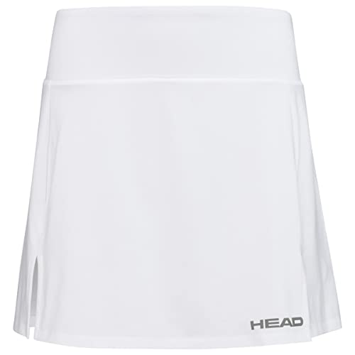 HEAD Damen Club Basic Skirt Long W, weiß, XX-Large
