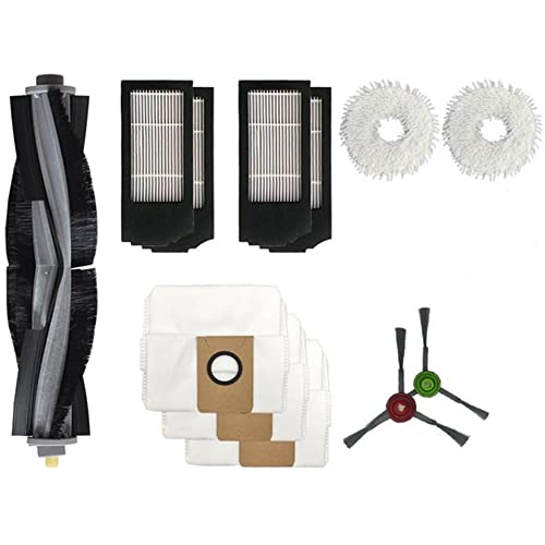 coserori Staubbeutel Filter Hauptseite Bürste Mop Tuch für Deebot X1 TURBO/OMNI Roboter Staubsauger Zubehör