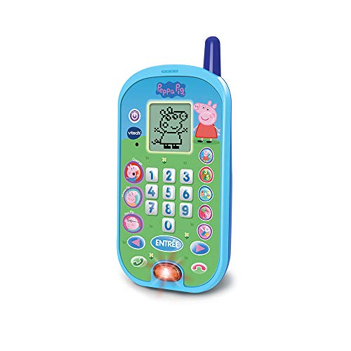 Vtech- Peppa Pig Kinder-Telefon 523105, Mehrfarbig