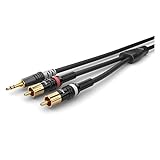 Sommer Cable Basic+ HBP-3SC2 / 3,5 mm Miniklinke stereo Hicon - 2 RCA/Cinch Hicon (6m)
