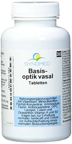 Basis-optik vasal Tabletten, 360 Tabletten (151.2 g)