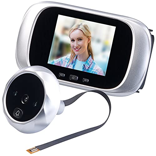 Somikon Minikamera für Türspion: Digitale Türspion-Kamera mit 7,1-cm-Farbdisplay (2,8") und Nachtsicht (Überwachungskamera-Türspion)