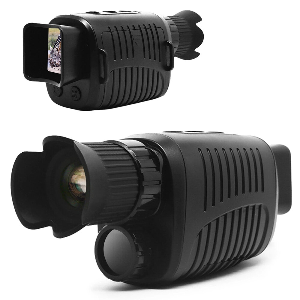 R7 1080P HD Monokulares Infrarot-Nachtsichtgerät 5-facher Zoom Tag Nacht Dual Use 7-Stufen-Infrarotlicht IP54 Wasserdich