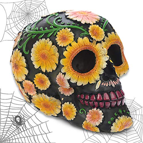mtb more energy Deko Totenkopf ''Sugar Skull'' - Tag der Toten - Totenschädel Figur Dekoration
