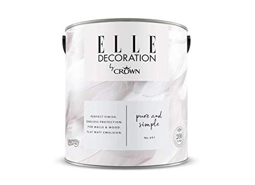 Elle Decoration by Crown Emulsionsfarbe, flach, matt, 2,5 l, Nr. 111