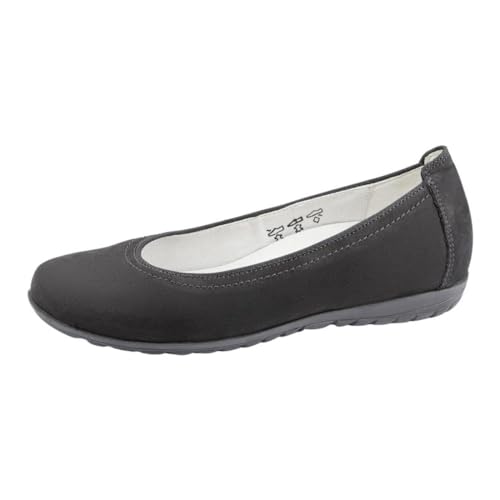 Waldläufer Damen Slipper Hesima Ballerina 329051/191001 schwarz 583539