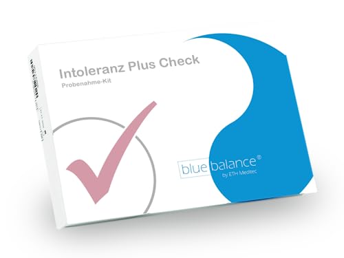 Intoleranztest Plus von blue balance®- Probenahme-Kit,Selbsttest für Zuhause, Unverträglichkeitstest