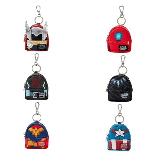 Marvel by Loungefly assortiment Porte-clés Blind Box Avengers Mini Backpack (12)
